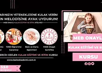 Kulak Eğitimi ve Ritim Atölyesi Fiyatları – Erken Kayıtta %50 İndirim Bale Akademi